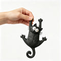 Cute Cartoon Cat Fridge Magnet – Fun Animal Kitchen Decor Fridge Magnet Babs black