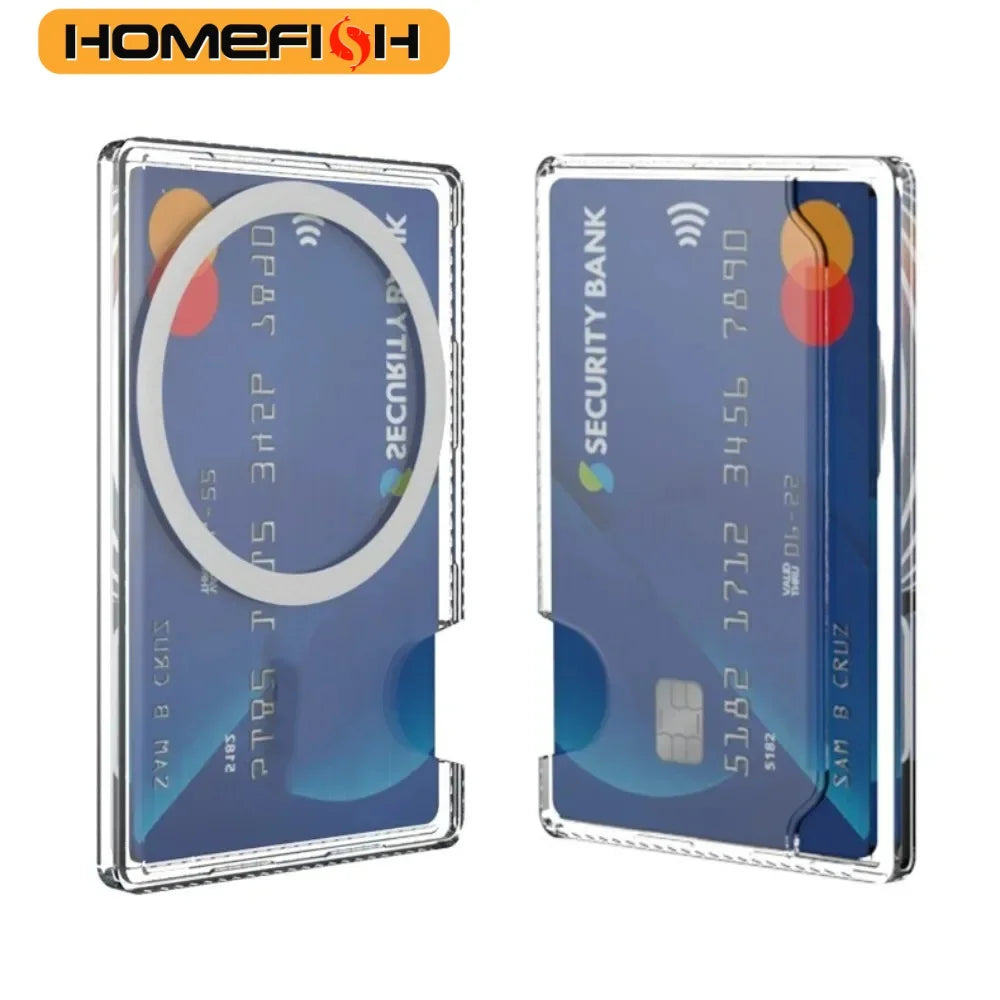 Magnetic Phone Back Card Holder – Clear MagSafe Wallet Phone Card Holder Babs