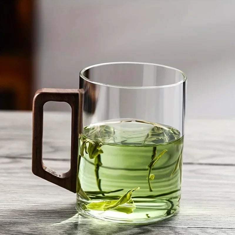 Large Glass Tea Cup – High-Temp Resistant for Office & Home Glass Tea Cup Babs