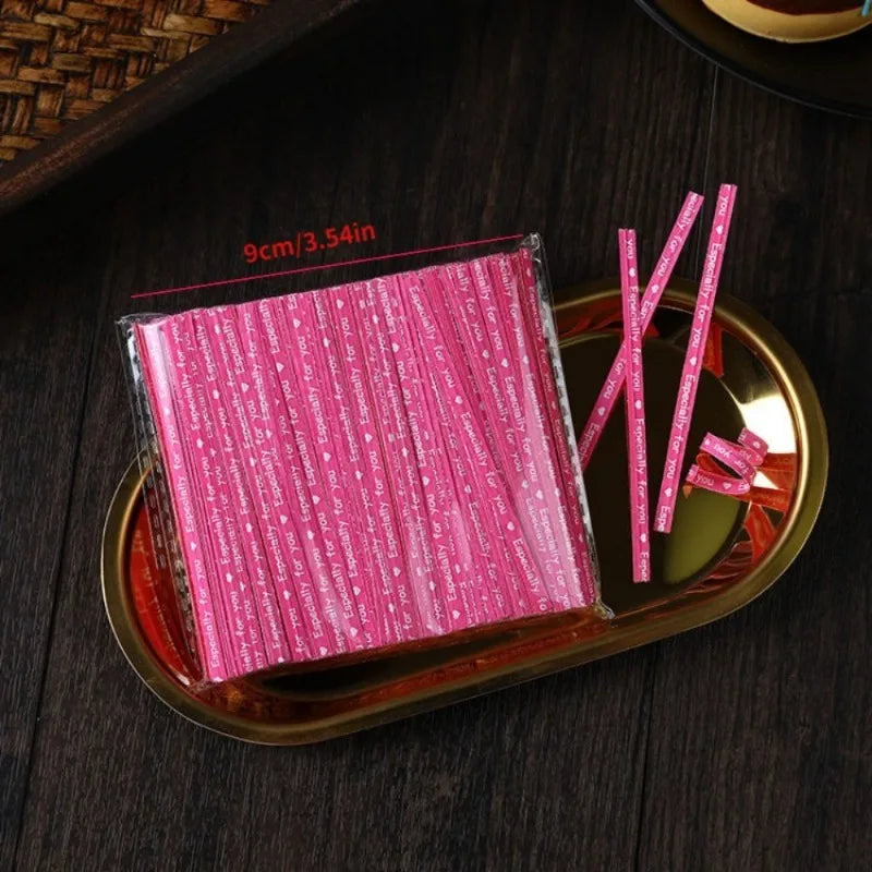 700pcs Colored Kraft Paper Twist Ties – Baking & Gift Packaging Packaging Twist Ties Babs