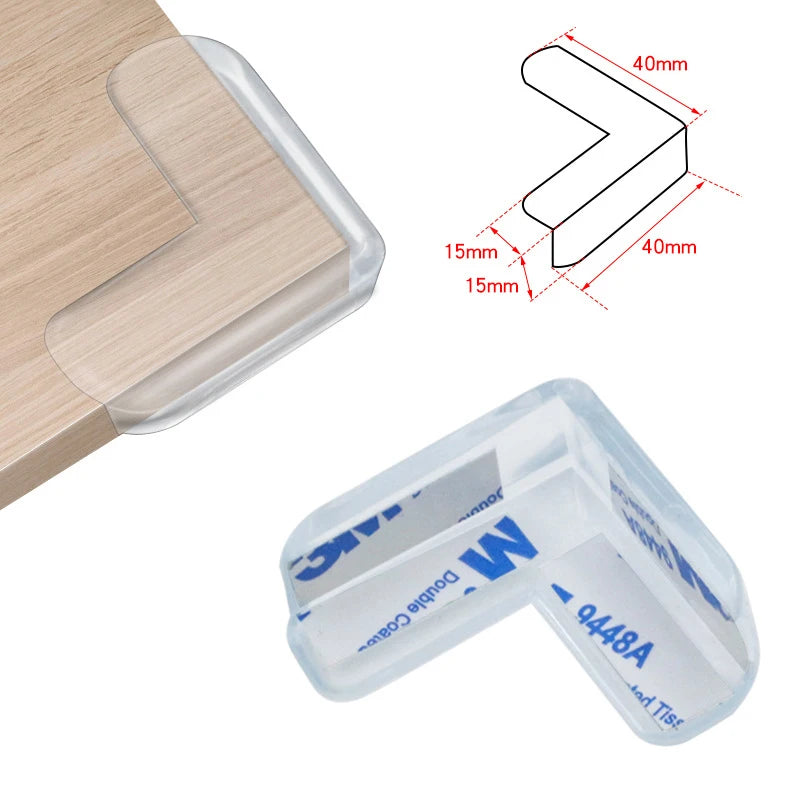 8-Pack Clear Baby Safety Table Corner Edge Protectors Corner Edge Guards Babs B 8PCS