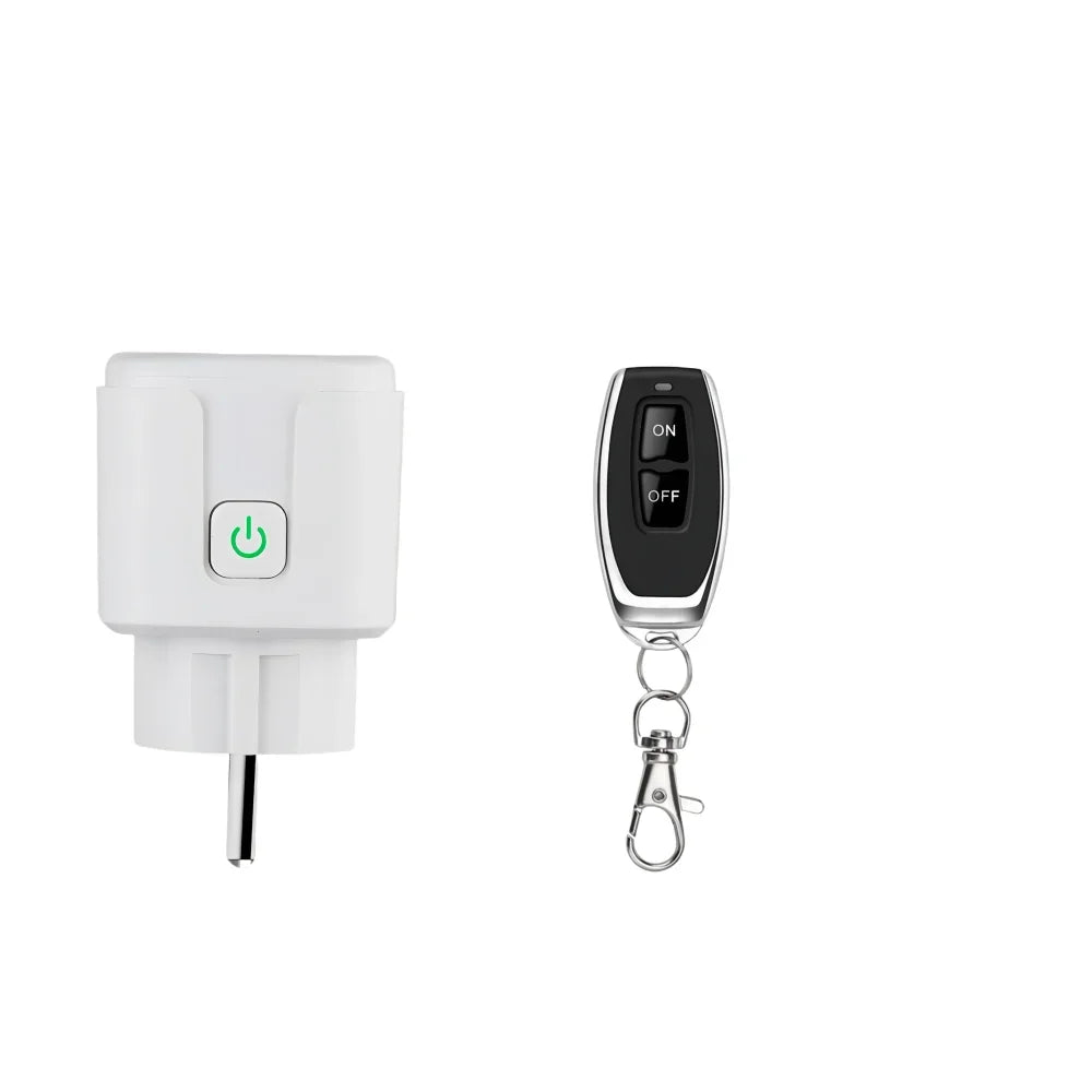 433MHz Wireless Remote Control Socket Switch – EU Plug 4000W Remote Control Socket Babs 1P 1ON