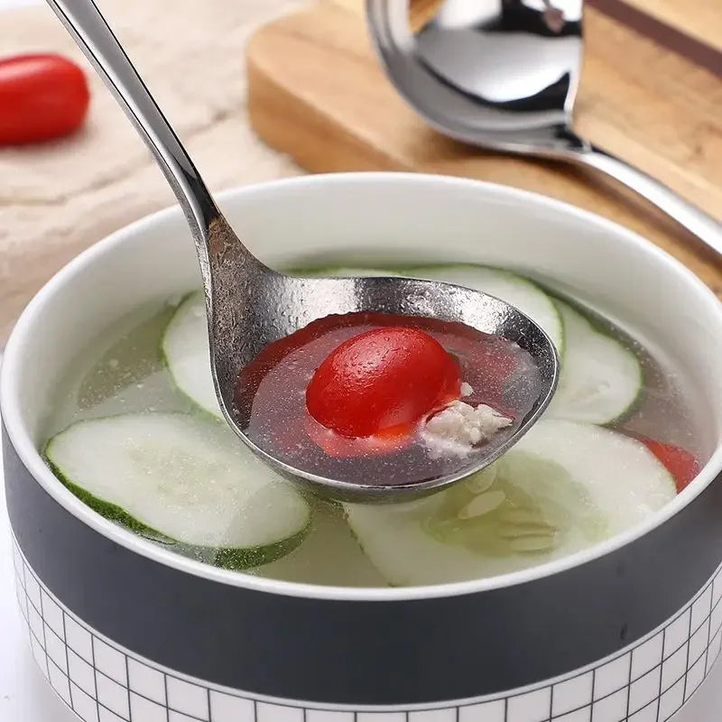 304 Stainless Steel Soup Spoon – Deep & Large Capacity Soup Spoon Babs