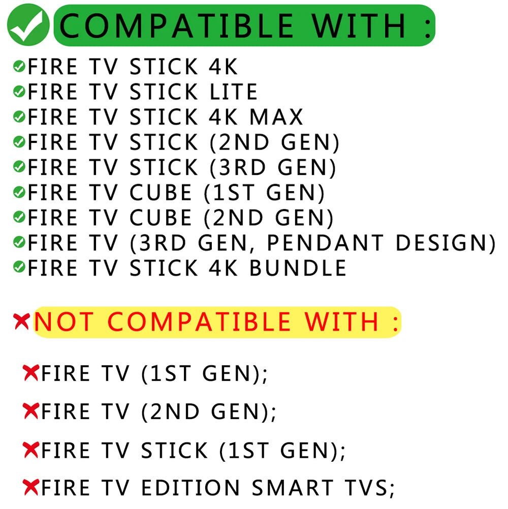 Voice Remote for Fire Stick 4K, 3rd Gen, Cube & Alexa TV Voice Remote Babs