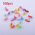 50PCS Sewing Clips – Quilting, Binding & Craft Clamps Sewing Clips Babs 100pcs-color mix