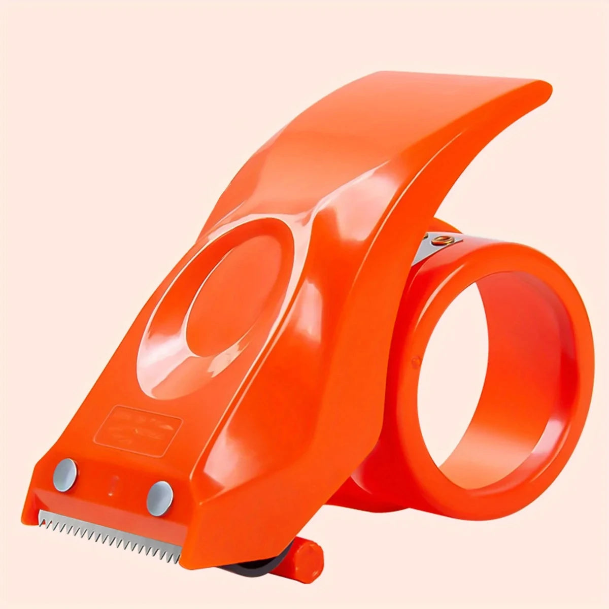Heavy Duty Shipping Tape Dispenser – Reusable 50mm Patented Design Tape Dispenser Babs orange