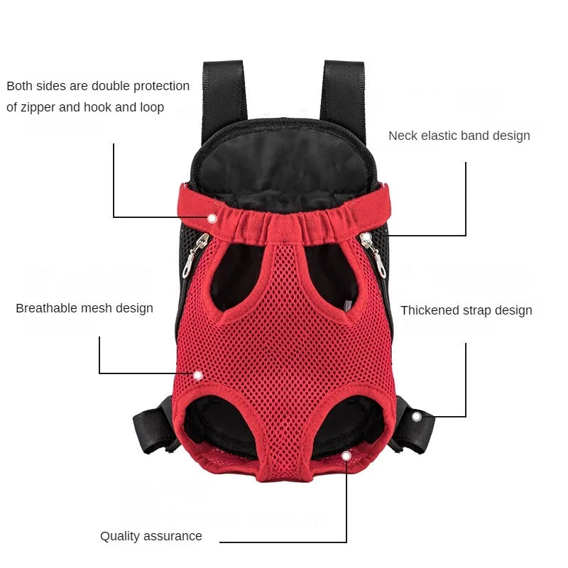 Breathable Mesh Pet Carrier Backpack – Small Dogs & Cats Pet Carrier Backpack Babs