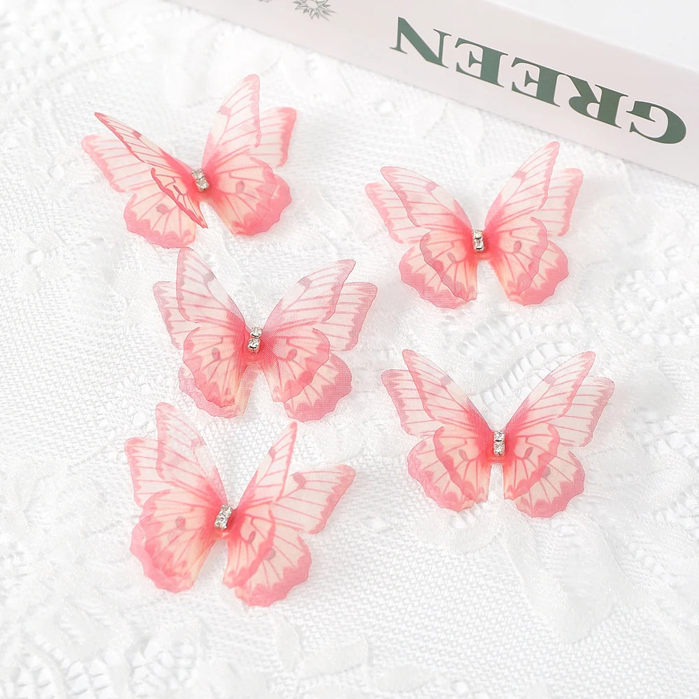 30/50Pcs 5cm Artificial PVC Butterfly Decorations – DIY Craft Artificial Butterfly Decor Babs 08 50Pcs