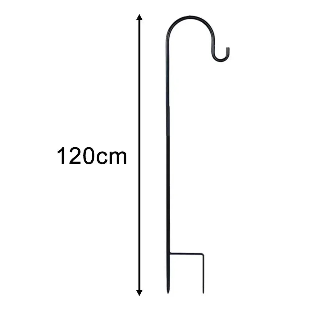 Shepherd Hook Garden Stake 90/100/120cm – Solar Lights & Bird Feeders Garden Shepherd Hook Babs 120cm