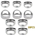 10-Piece Stainless Steel Bottle Opener Set | Heavy-Duty Manual Bottle Opener Set Babs Silver