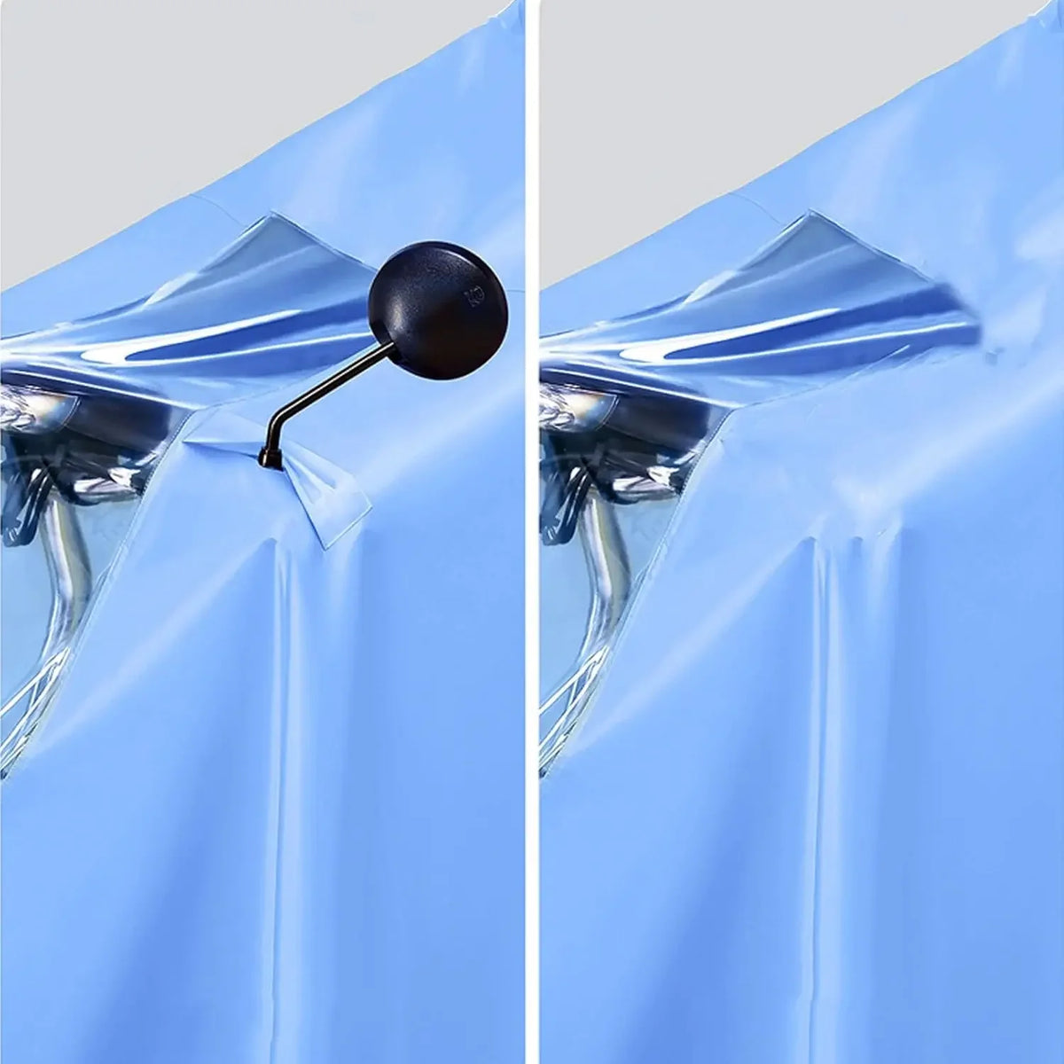Transparent Large Brim Cycling Raincoat – Bike & Scooter Cycling Raincoat Babs