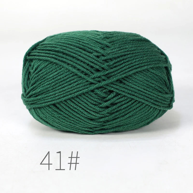 10 Balls 500g Soft Milk Cotton Yarn for Knitting & Crochet