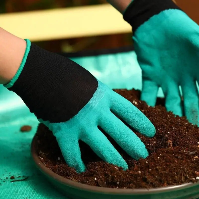 Garden Genie Gloves with Claws – Waterproof Gardening Gloves Gardening Claw Gloves Babs