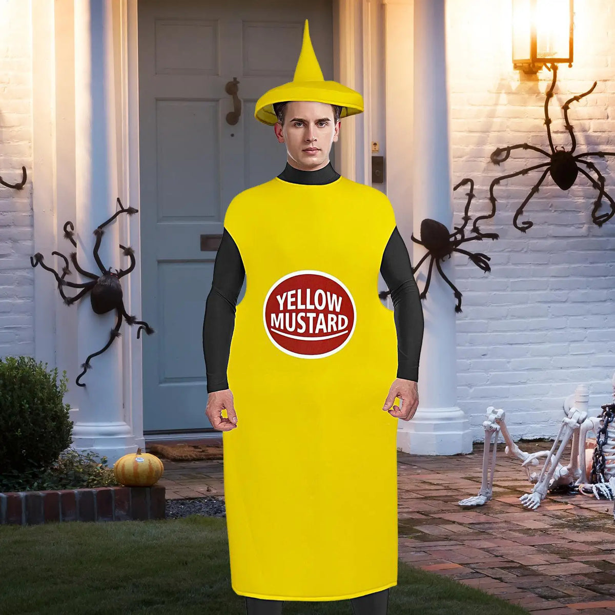 Ketchup Bottle Costume – Unisex Halloween Cosplay Jumpsuit Halloween Costume Babs