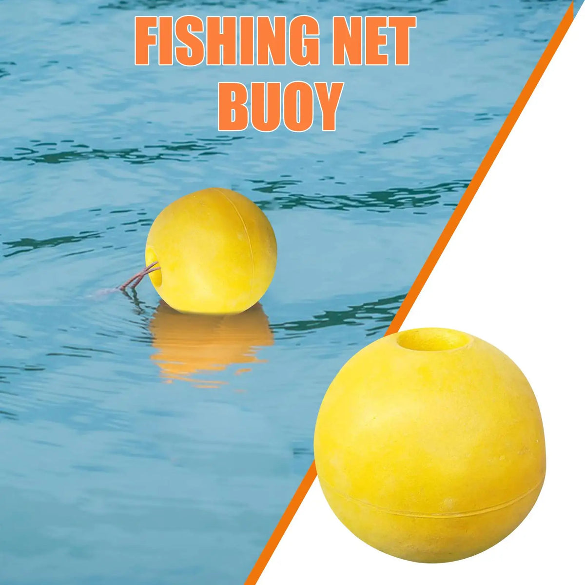 Rope Float Buoy – Deep Water Marker for Kayak, Dock & Boat Marine Buoy Float Babs