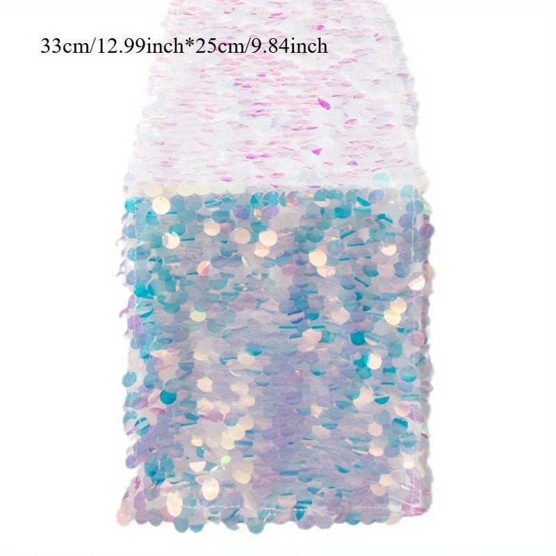 Glitter Sequin Tablecloth for Wedding & Birthday Party Decor Sequin Tablecloth Babs 1pc