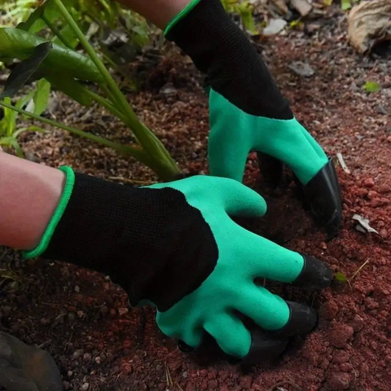 8-Piece Garden Claw Gloves – ABS Plastic Digging & Planting Garden Claw Gloves Babs