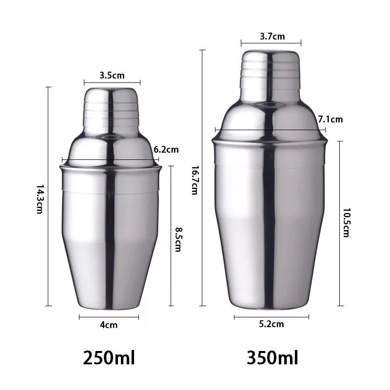 Boston Stainless Steel Cocktail Shaker 350/550/750ml Bar Tool Cocktail Shaker Babs
