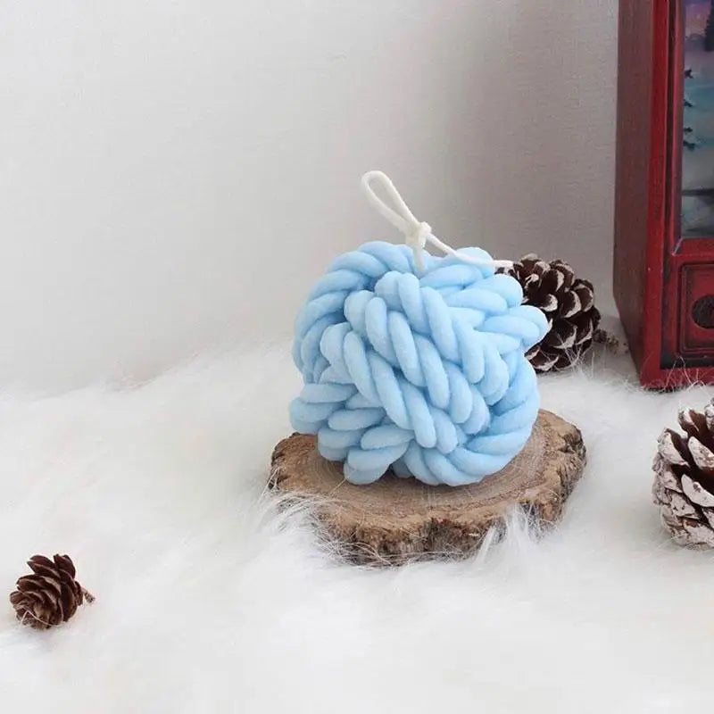 3D Woolen Ball Silicone Mold for Candles & Soap – DIY Craft Silicone Candle Mold Babs
