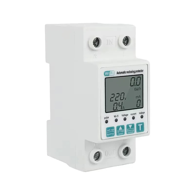 SmartLife Tuya WiFi Circuit Breaker 63A – Energy Meter & Timer Smart Circuit Breaker Babs