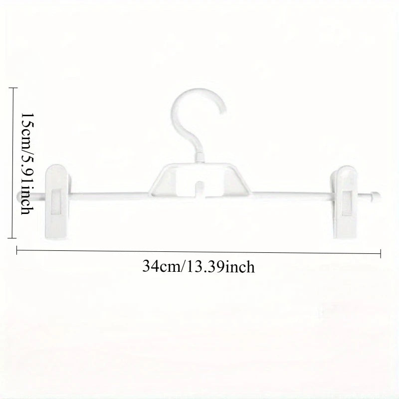Retractable Trouser Rack – Stackable Pants Hanger & Clip Organizer Trouser Hanger Rack Babs