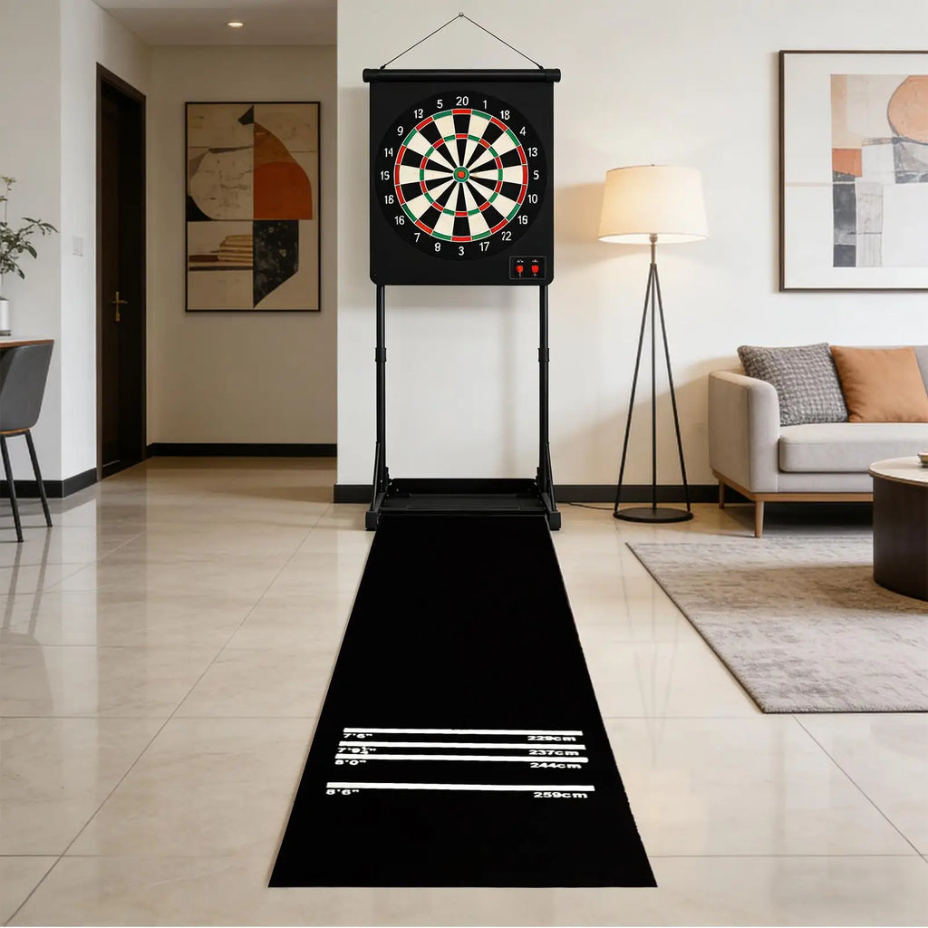 Dart Mat with Standard Throw Lines – Non-Slip Floor Mat Dart Floor Mat Babs