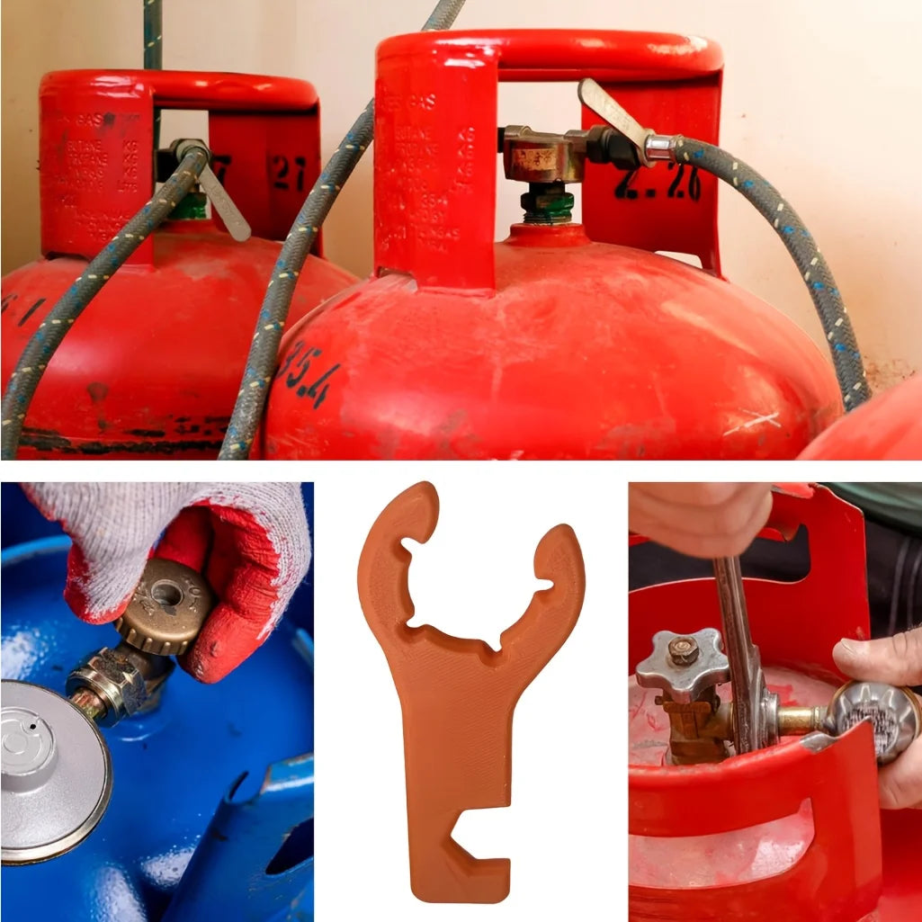 Propane Tank Wrench – Gas Cylinder Valve Spanner for Camping Gas Valve Wrench Babs