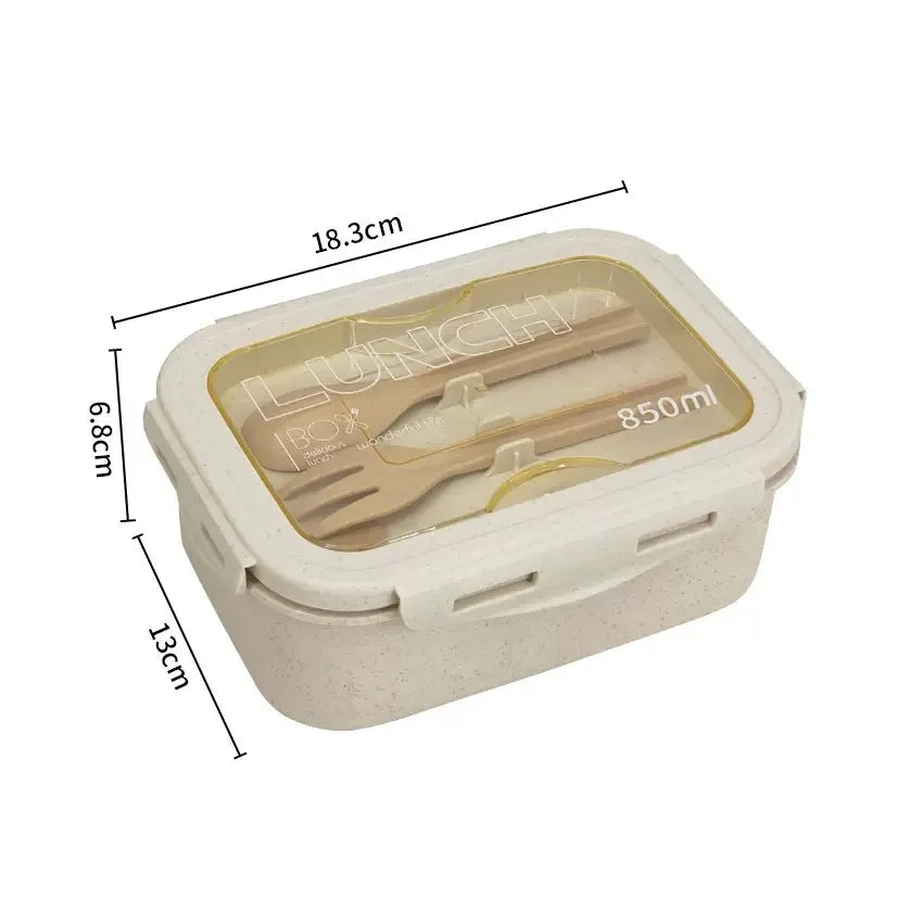 Wheat Straw Bento Lunch Box – BPA Free & Microwave Safe Bento Lunch Box Babs
