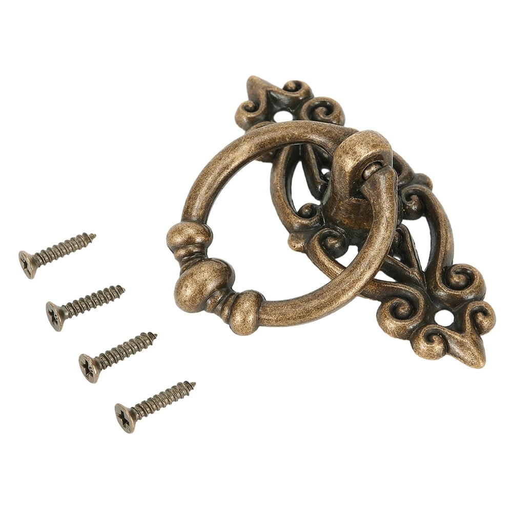 Antique Zinc Alloy Drawer Pull Ring Cabinet Handle – Retro Cabinet Drawer Pull Babs