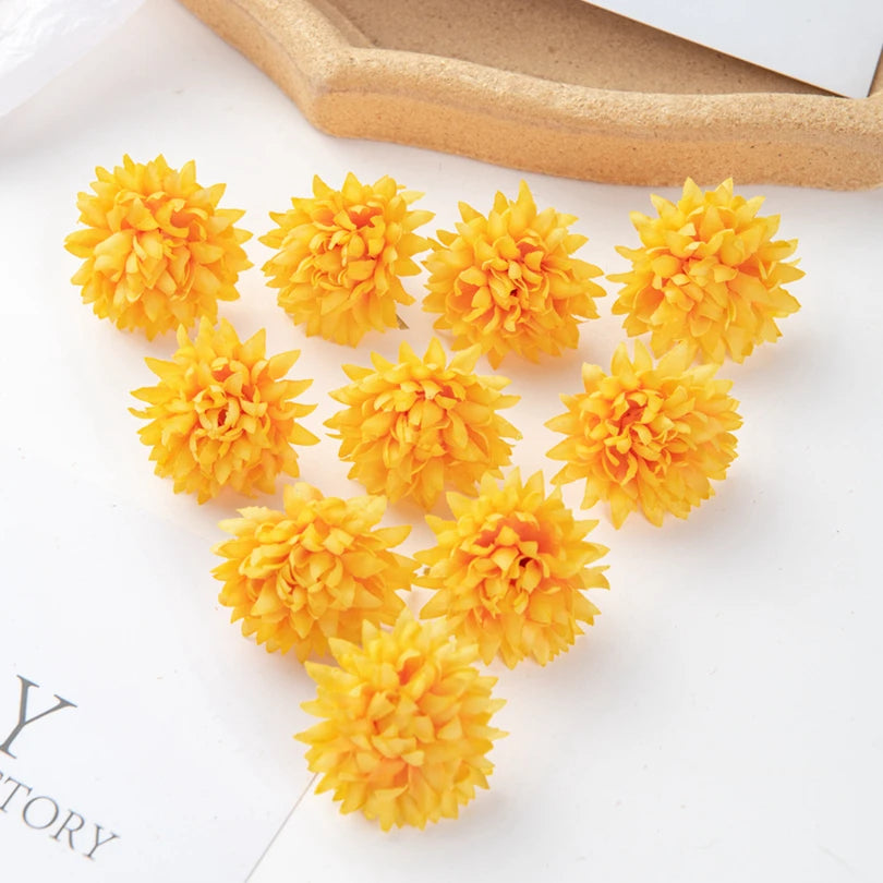 50/100Pcs Silk Carnation Artificial Flowers – Wedding & Home Décor Artificial Silk Flowers Babs