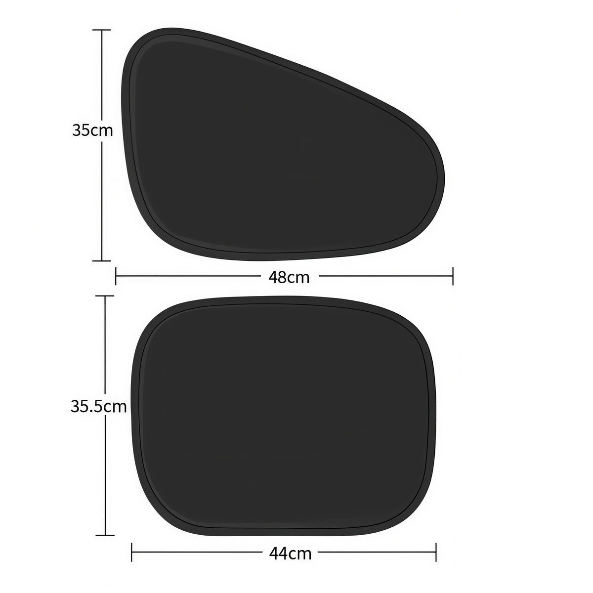 Foldable Car Windshield Sunshade – UV Blocking Front Visor Car Windshield Sunshade Babs 4 Piece Car Set