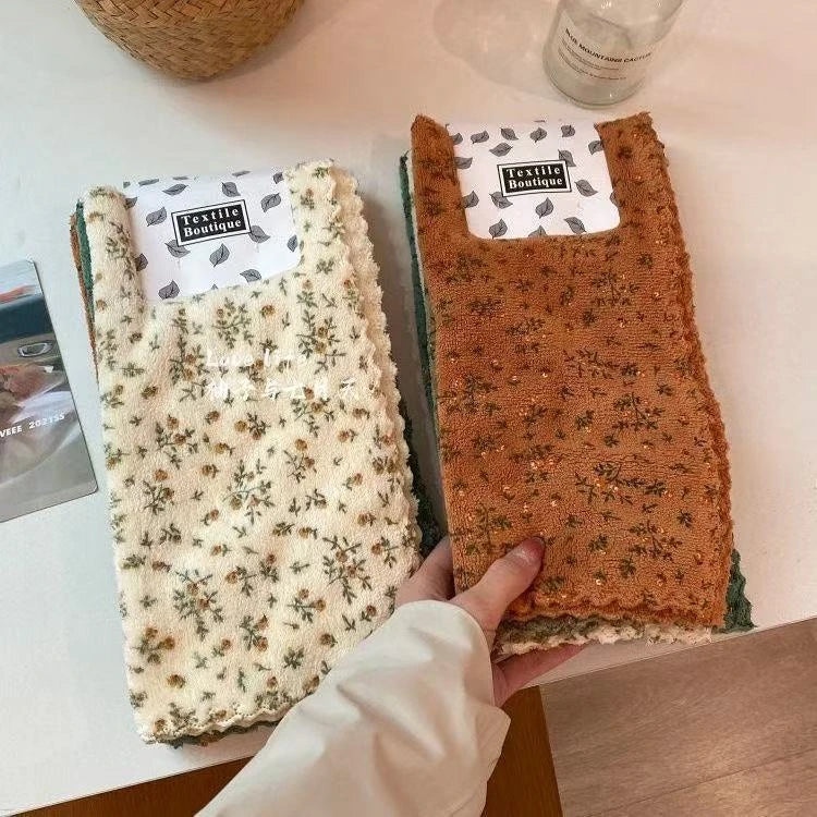 Microfiber Flower Cleaning Cloth 30x30cm – Kitchen, Bath & Car Microfiber Cleaning Cloth Babs