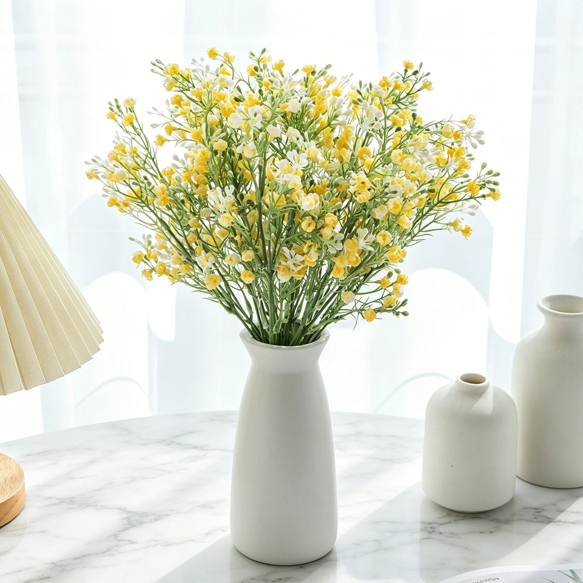 Artificial Gypsophila Bouquet | Fake Flowers for Wedding & Home Artificial Flower Bouquet Babs