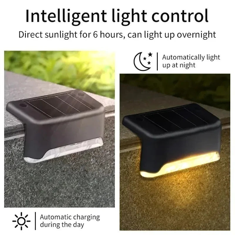 Solar LED Stair Lights – IP65 Waterproof Fence & Garden Lights Solar Outdoor Light Babs