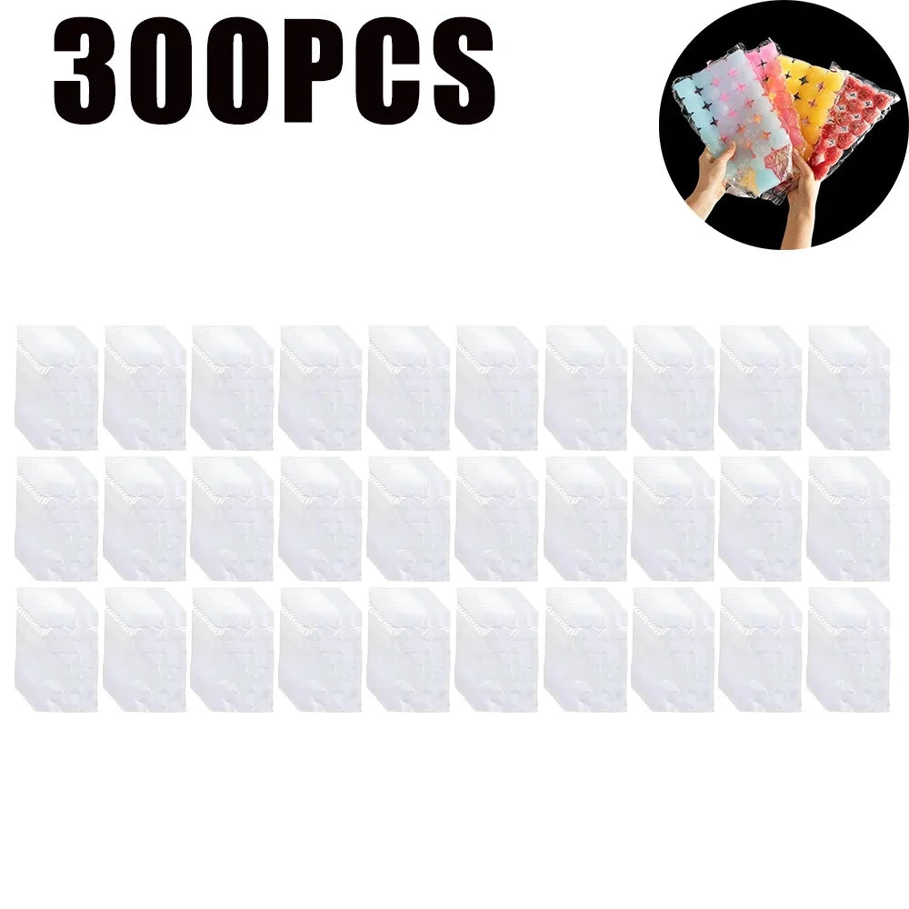 Food Grade Ziplock Ice Cube Bags – Clear Freezer Storage Freezer Storage Bags Babs 30Bags