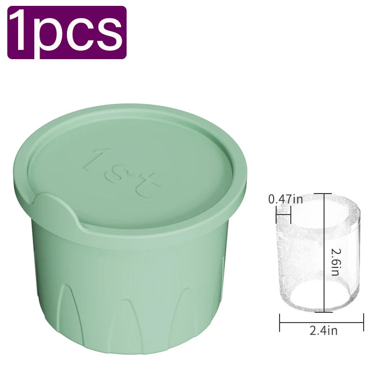 Silicone Cylinder Ice Cube Mold with Lid for 20/30/40oz Tumblers Silicone Ice Cube Mold Babs 1pcs