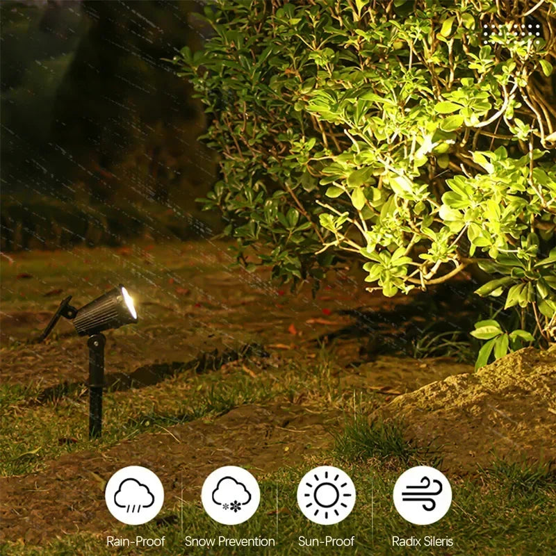 Solar LED Spotlight – Waterproof Outdoor Garden Landscape Light Solar Garden Spotlight Babs