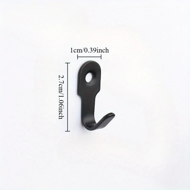 5-Pack Mini Stainless Steel U-Shaped Hooks – Kitchen & Bath Wall Mounted Hooks Babs