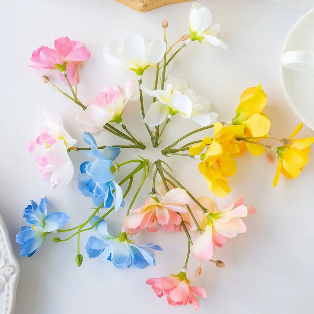 50/100Pcs Silk Artificial Jasmine Flowers – Wedding & Home Decor Artificial Flowers Babs