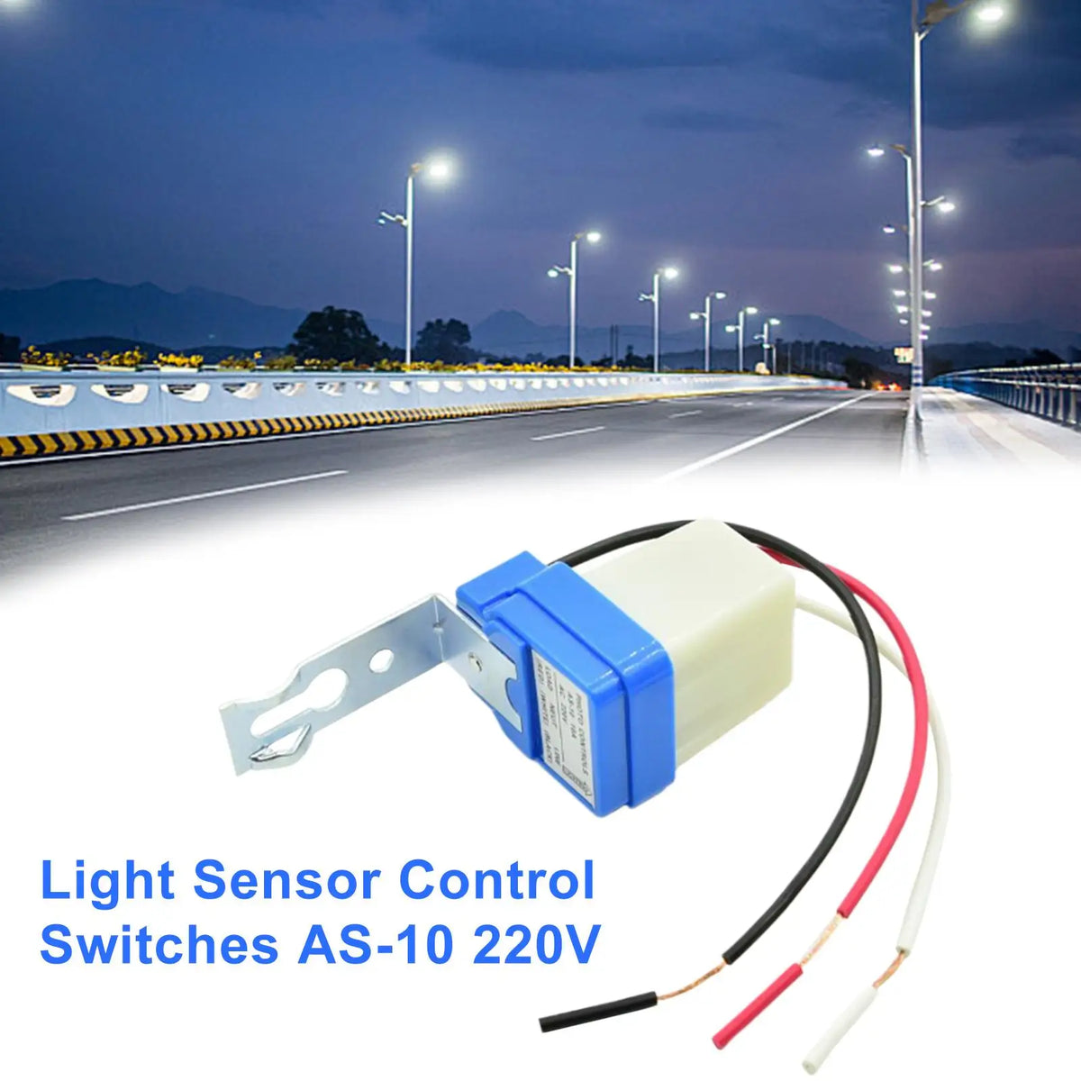 220V Photocell Sensor Switch – Auto On/Off Street Light Control Photocell Sensor Switch Babs