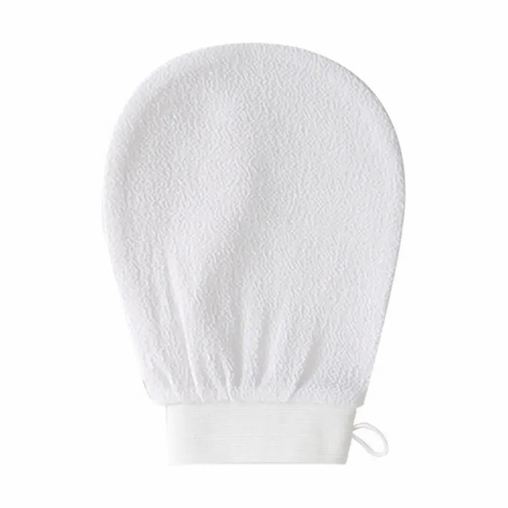Moroccan Hammam Exfoliating Gloves – Body Scrub Bath Mitt Exfoliating Bath Glove Babs 1pc White