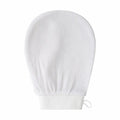 Moroccan Hammam Exfoliating Gloves – Body Scrub Bath Mitt Exfoliating Bath Glove Babs 1pc White