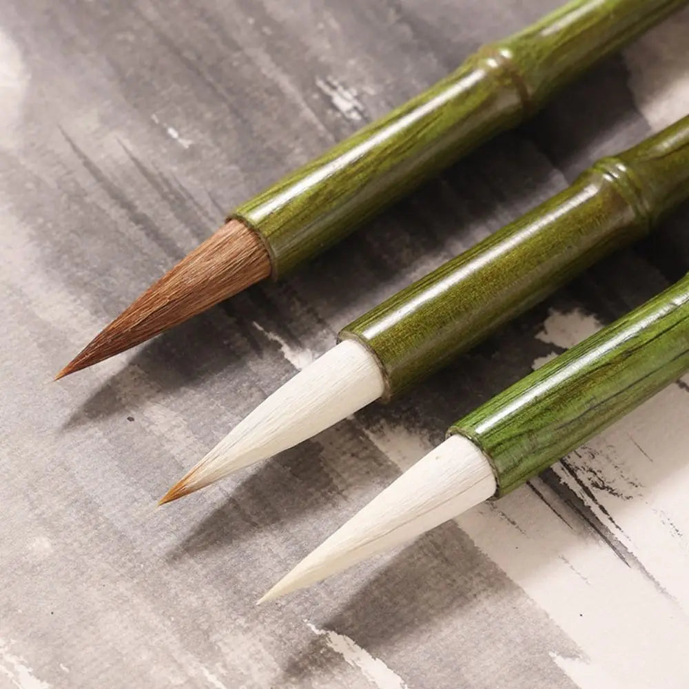 Chinese Calligraphy Art Brush – Wolf Hair & Wood Handle Calligraphy Art Brush Babs