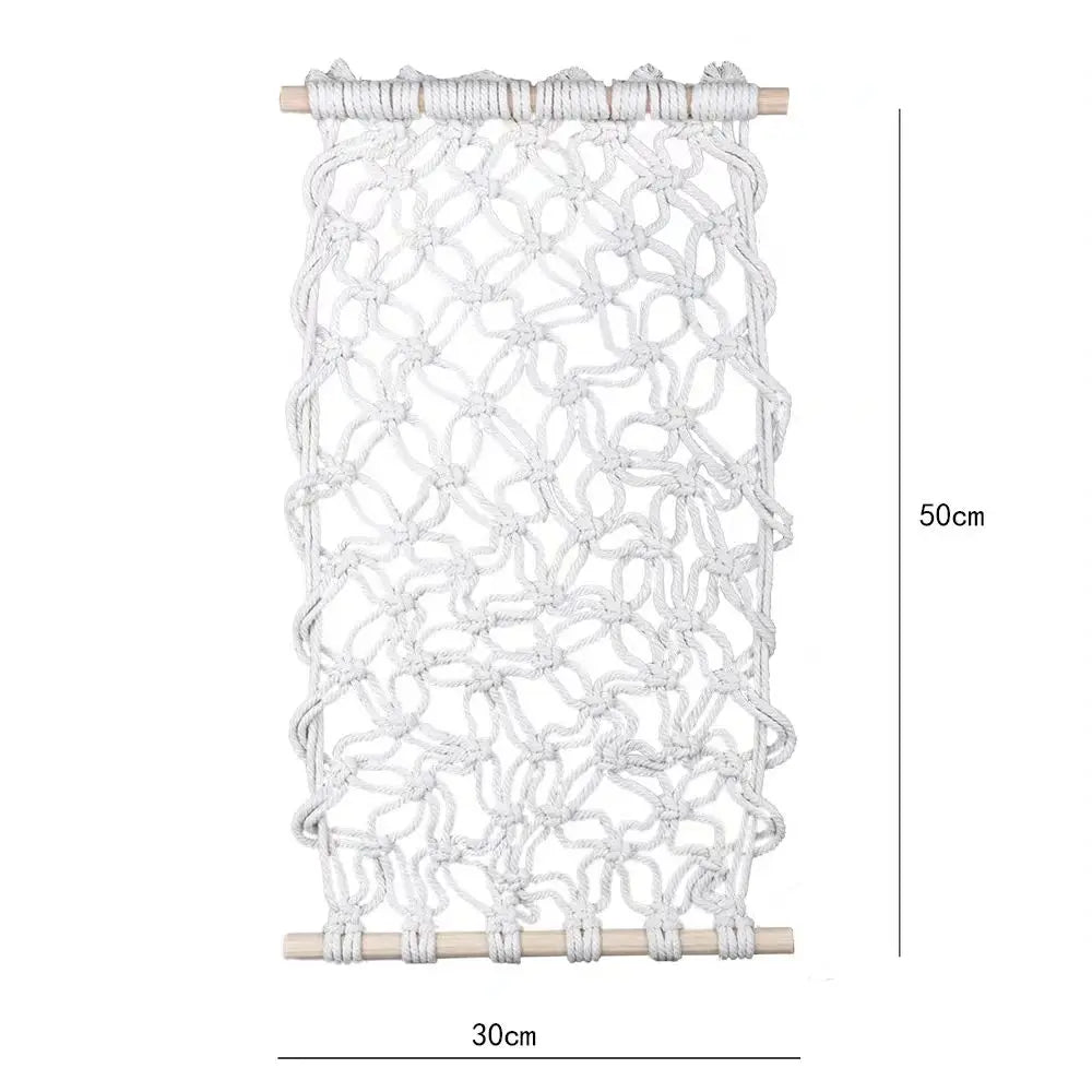 Hand Woven Hanging Fruit & Vegetable Storage Net Basket Kitchen Hanging Basket Babs 1Pc