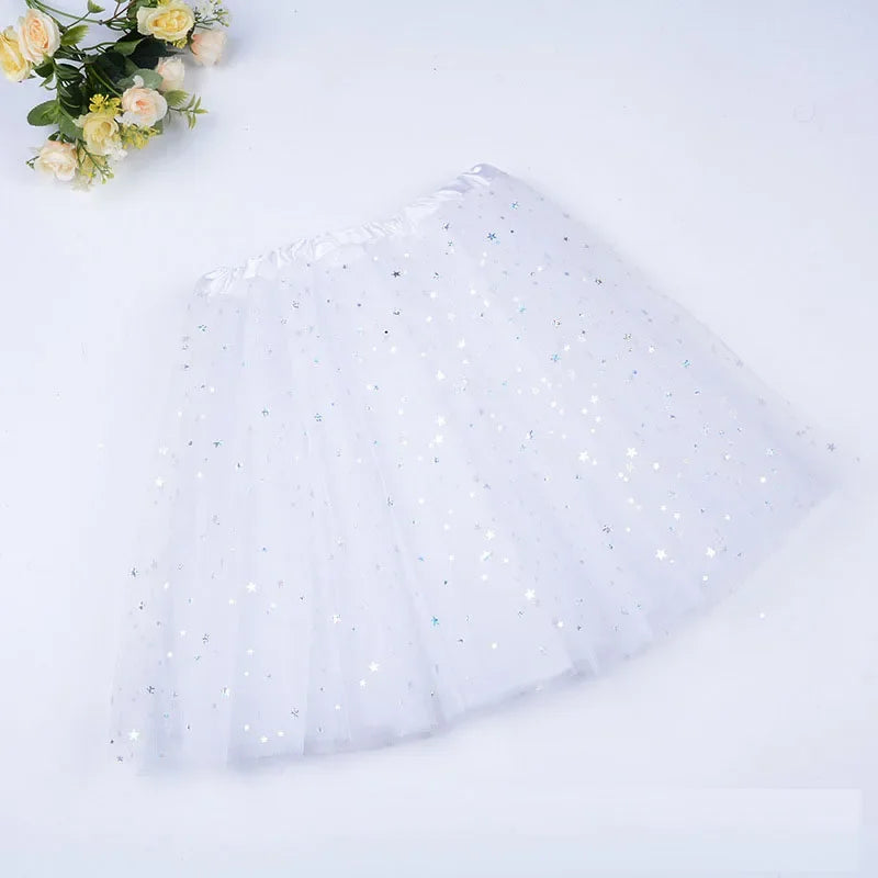 Girls Pink Tutu Skirt | Princess Party & Birthday Ball Gown Girls Tutu Skirt Babs
