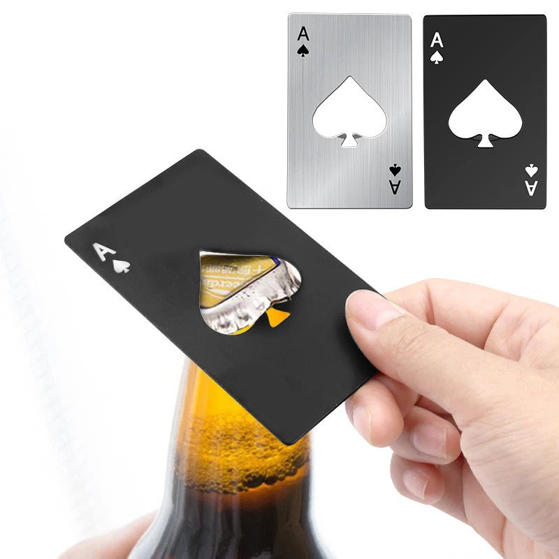 Poker Card Stainless Steel Bottle Opener – Pocket Multitool Bottle Opener Babs
