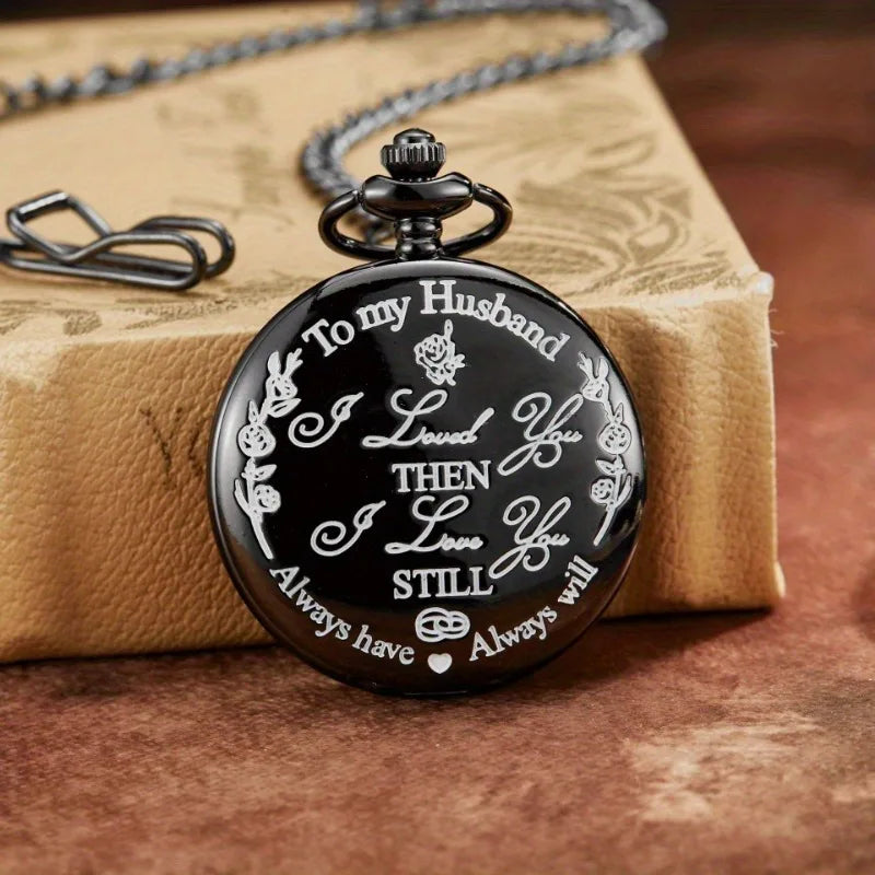Men's Antique Pocket Watch – Heartfelt Husband Gift & Keepsake Pocket Watch Babs