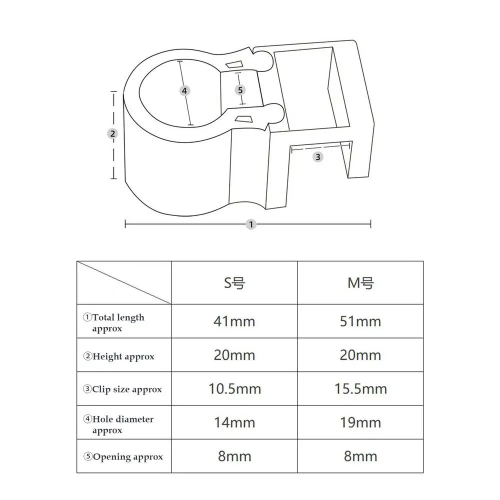 Aquarium Plant Holder Clips – Transparent PC Bracket, 6-Pack Aquarium Bracket Clips Babs M