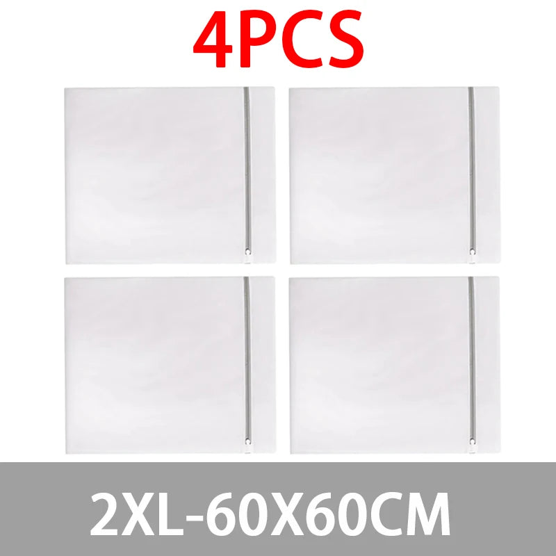 Mesh Laundry Bag for Delicate Clothes & Comforters Mesh Laundry Bag Babs 4pcs 2XL-60X60CM