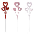 3Pcs Heart Artificial Branch Decorations – Wedding & Home Décor Artificial Branch Decor Babs Mix 3Pcs